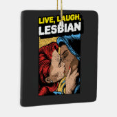ライブラブレズビアン セラミックオーナメント (右)