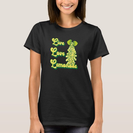 ライブラブレモネードアレモネードスタンドボス Tシャツ (正面)