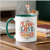 ライブラブレ教えインボー先生鑑賞 マグカップ