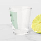 ライブラブローライトモチベーション前向きミント引用文 ショットグラス (右)