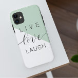 ライブラブローライトモチベーション前向きミント引用文 iPhone 11 ケース<br><div class="desc">ライブラブローライトモチベーション前向きミント引用文</div>