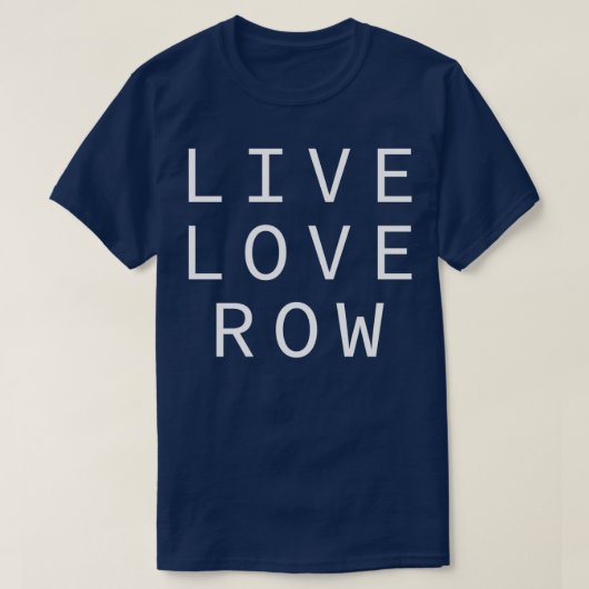ライブラブローワーラブローイング Tシャツ (デザイン正面)