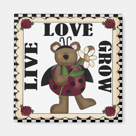 ライブラブ成長ラディバグ磁石 マグネット (正面)