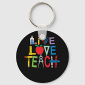 ライブラブ教え幼稚園おもしろい先生 キーホルダー (正面)