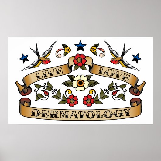 ライブラブ皮膚科学 ポスター (正面)