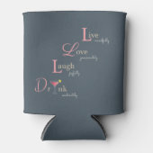 ライブラブ笑いとカクテルを飲む 缶クーラー (正面)