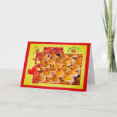 ライブラブ笑いゴムダックカード感動的 カード (正面)