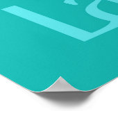 ライブラブ笑いタイポグラフィポスター | 感動的 ポスター (角)