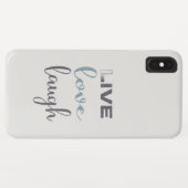 ライブラブ笑いタイポグラフィ引用文 Case-Mate iPhoneケース (裏面(横))