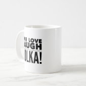 ライブラブ笑いポルカポーランドマグ コーヒーマグカップ (正面左)