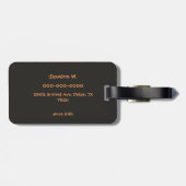 ライブラブ笑い可愛いノートリーラゲッジタグ ラゲッジタグ (裏面横)