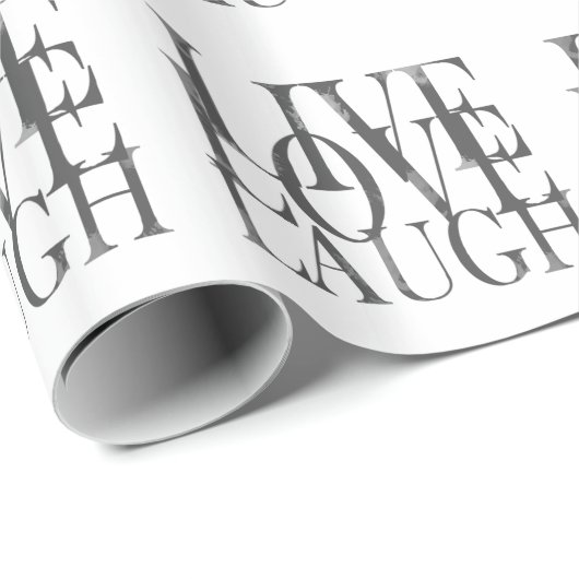 ライブラブ笑い感動的引用文 ラッピングペーパー (ロールコーナー)