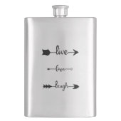 ライブラブ笑い矢印 フラスク (正面)