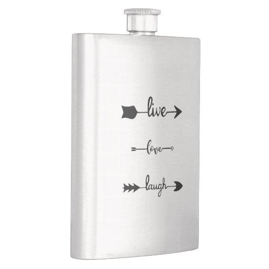ライブラブ笑い矢印 フラスク (右)