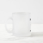 ライブラブ笑い矢印 フロストグラスマグカップ (左)