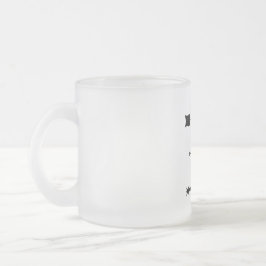 ライブラブ笑い矢印 フロストグラスマグカップ