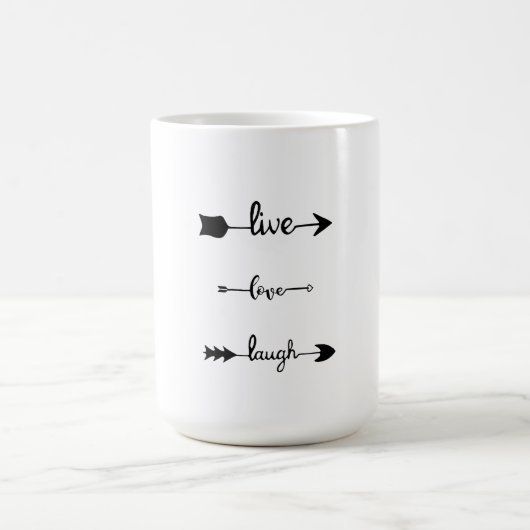 ライブラブ笑い矢印 モーフィングマグカップ (中央)