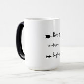 ライブラブ笑い矢印 モーフィングマグカップ (正面左)