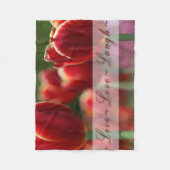 「ライブラブ笑い」フリースブランケット フリースブランケット (正面)