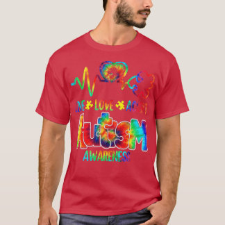 ライブラブ自閉症啓発サポートアクセプタン Tシャツ