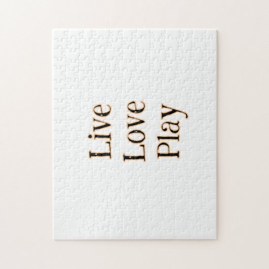 ライブラブ遊ログのオレンジスポーツ選手モダンQ ジグソーパズル (縦)