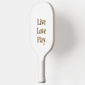 ライブラブ遊ログのオレンジスポーツ選手モダンQ ピックルボールラケット (左)