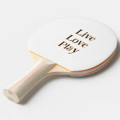 ライブラブ遊ログのオレンジスポーツ選手モダンQ 卓球ラケット (正面アングル)