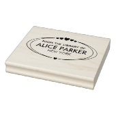 ライブラリからカスタマイズ可能な名前と文字 ラバースタンプ (スタンプ)