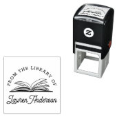 ライブラリからブックを開く蔵書票 セルフインキングスタンプ (インサイチュ)
