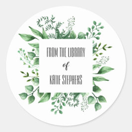 ライブラリからブックラカスタムベル ラウンドシール