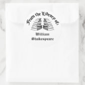 ライブラリからヴィンテージカスタム蔵書票 ラウンドシール (バッグ)