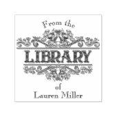 ライブラリから名前をカスタムするヴィンテージ セルフインキングスタンプ (デザイン)