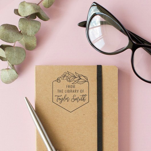 ライブラリから名前をカスタムする セルフインキングスタンプ