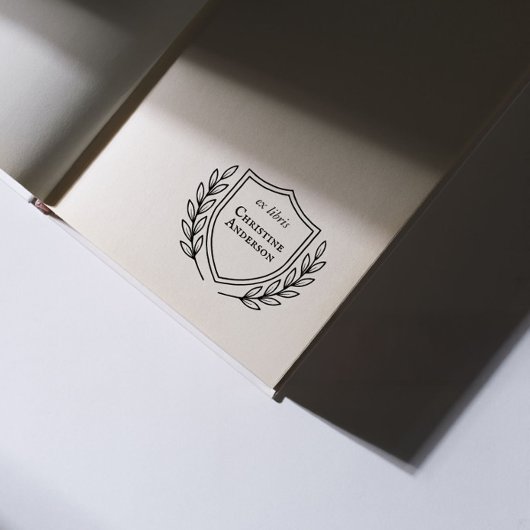 ライブラリから独自のシールドリースを作成する セルフインキングスタンプ