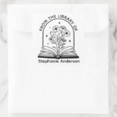 ライブラリから蔵書票 スクエアシール (バッグ)