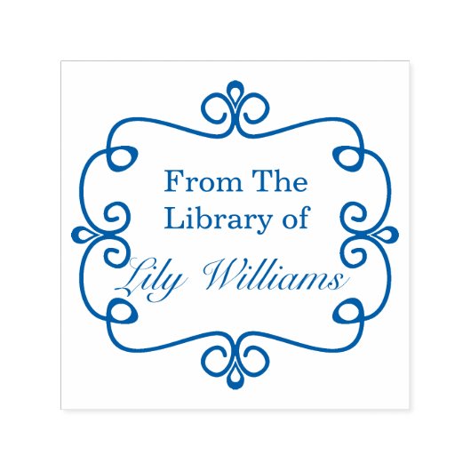 ライブラリから蔵書票 セルフインキングスタンプ (デザイン)