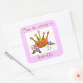 「ライブラリから」ステッカー(カスタマイズ可能) スクエアシール (封筒)