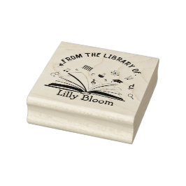 ライブラリから – 名パーソナライズされた前 ラバースタンプ