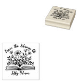 ライブラリから – 名パーソナライズされた前 ラバースタンプ (押印)