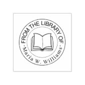 ライブラリから – 名パーソナライズされた前 ラバースタンプ (インプリント)