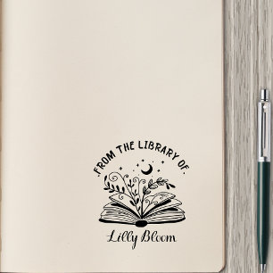 ライブラリから – 名パーソナライズされた前 ラバースタンプ