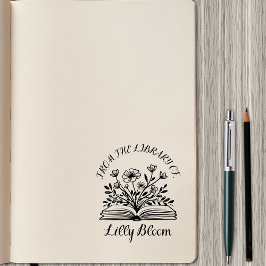 ライブラリから – 名パーソナライズされた前 ラバースタンプ