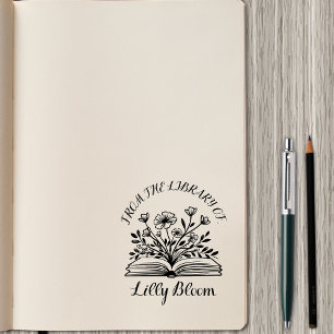 ライブラリから – 名パーソナライズされた前 ラバースタンプ