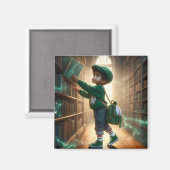 ライブラリで – Green Magnet マグネット (正面/裏面)