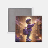 ライブラリで – Purple Magnet マグネット (正面/裏面)