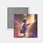 ライブラリで – Purple Magnet マグネット (正面/裏面)