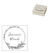 ライブラリのオリジナルフラワー ラバースタンプ (押印)