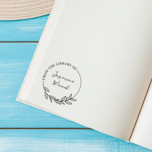 ライブラリのオリジナルフラワー ラバースタンプ