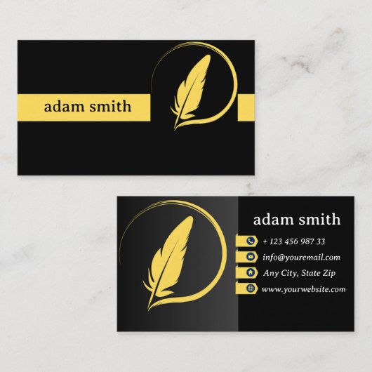 ライブラリの名刺 名刺 (正面/裏面)