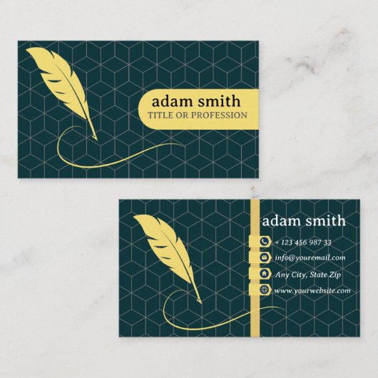 ライブラリの名刺 名刺 (正面/裏面)